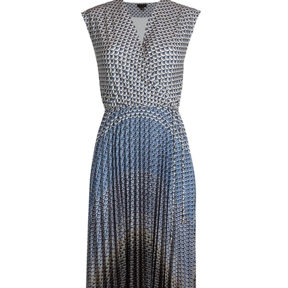 Ted Baker midi pleated wrap dress - Picture 4 of 5